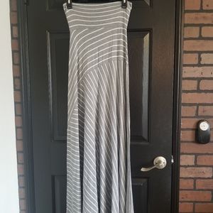 Stripped Maxi Skirt